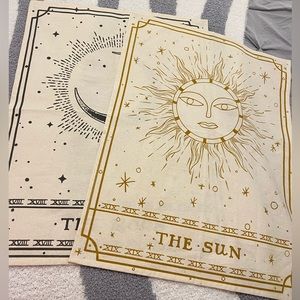 Sun and Moon Boho Decor Tapestry
